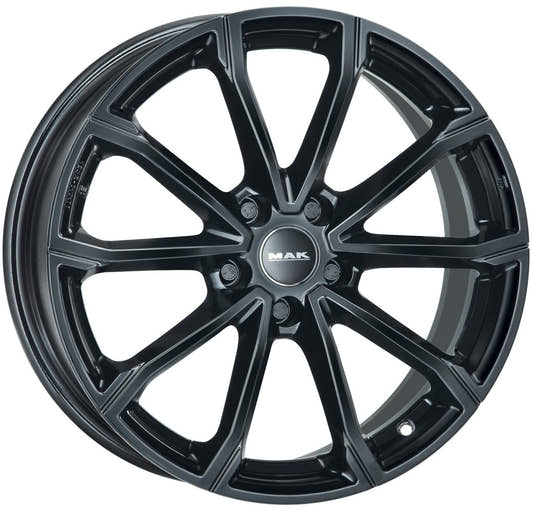 Mak DaVinci gloss black Alufelge 8x18 Zoll ET34 LK 5x110 ML65.1