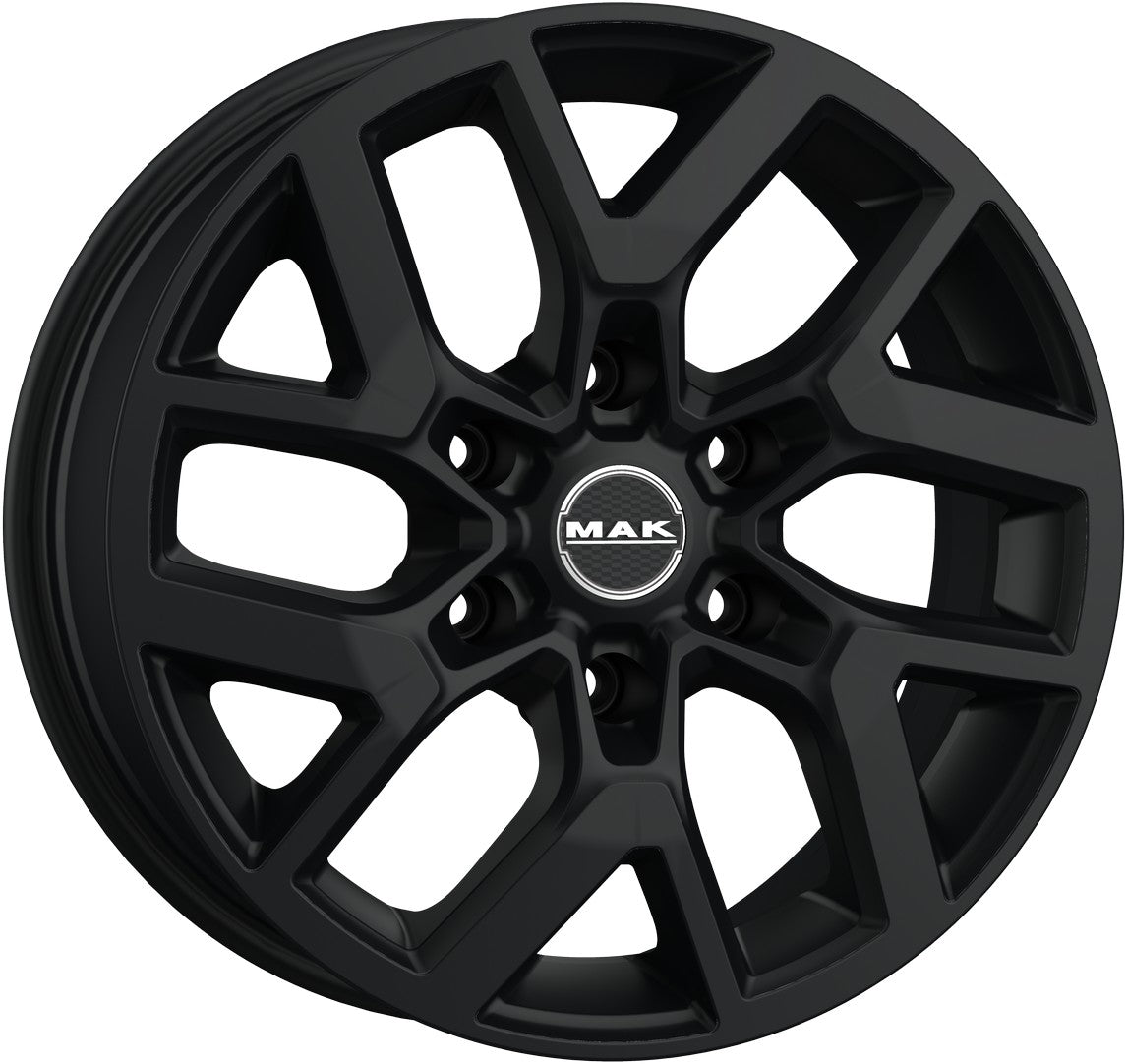 Mak Gravel matt black Alufelge 7.5x17 Zoll ET50 LK 6x139.7 ML93.1