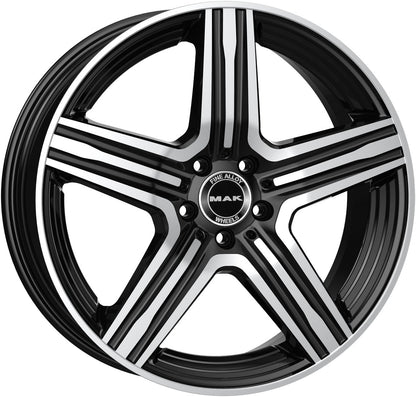 Mak Lewis black mirror Alufelge 8x20 Zoll ET48 LK 5x112 ML66.6