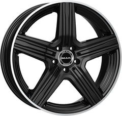 Mak Lewis gloss black mirror ring Alufelge 8x20 Zoll ET30 LK 5x112 ML66.6