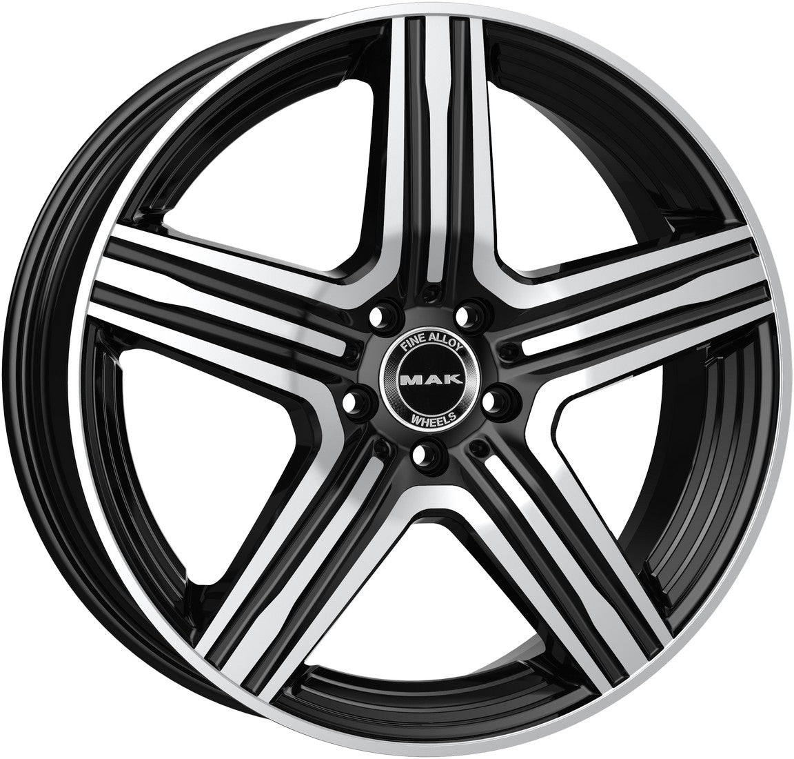 Mak Lewis black mirror Alufelge 9x20 Zoll ET41 LK 5x112 ML66.6