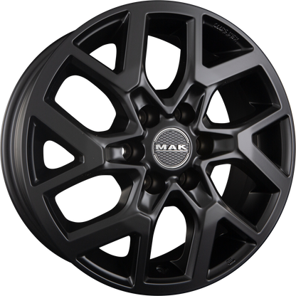 Mak Gravel matt black Alufelge 6.5x16 Zoll ET20 LK 6x139.7 ML106.1 – Bild 5