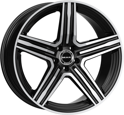 Mak Lewis-D black mirror Alufelge 11x21 Zoll ET55 LK 5x112 ML66.6