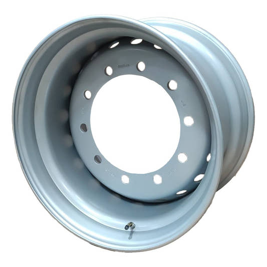 JMS Stahlfelge 11.75x22.5 Zoll 10/335/281 ET0 1Y16TM.01 26 MZ Silber