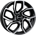 Mak Apollo black mirror Alufelge 7.5x18 Zoll ET45 LK 5x108 ML65.1