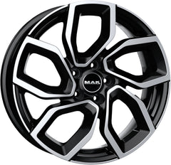 Mak Apollo black mirror Alufelge 7.5x18 Zoll ET45 LK 5x108 ML65.1