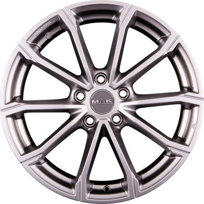 Mak DaVinci matt titan Alufelge 7x17 Zoll ET40 LK 5x110 ML67.1 – Bild 4