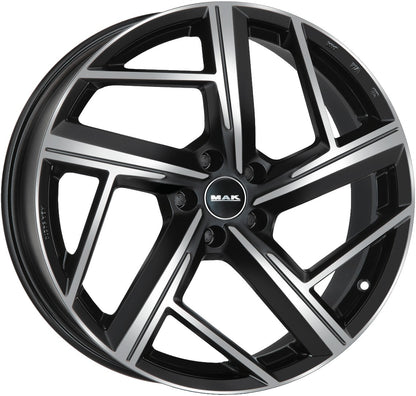 Mak Qvattro black mirror Alufelge 8.5x21 Zoll ET33 LK 5x112 ML66.45