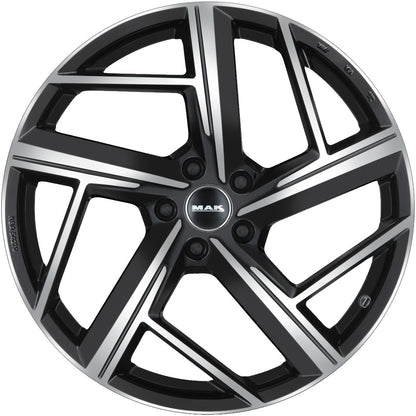 Mak Qvattro black mirror Alufelge 9x20 Zoll ET30 LK 5x112 ML66.45 – Bild 2