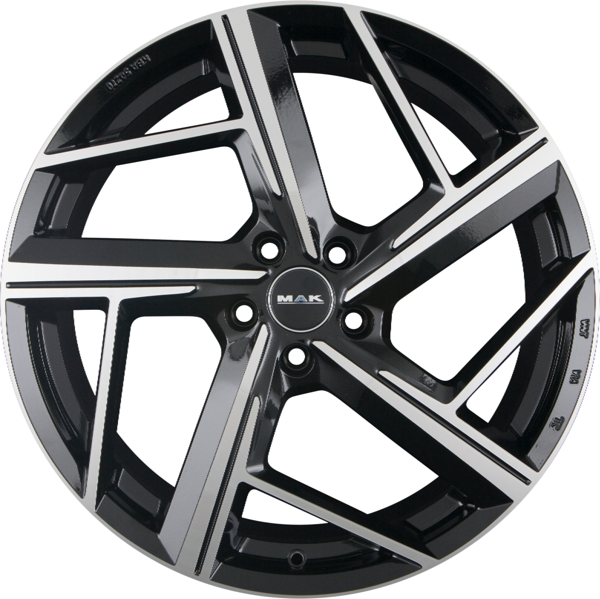Mak Qvattro black mirror Alufelge 8.5x19 Zoll ET38 LK 5x112 ML66.45 – Bild 4