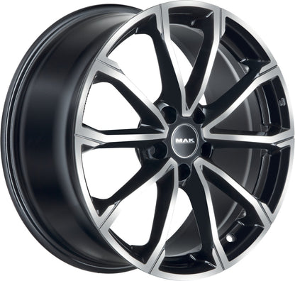 Mak DaVinci black mirror Alufelge 6.5x17 Zoll ET43 LK 4x100 ML57.1 – Bild 3