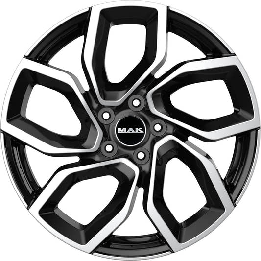 Mak Apollo black mirror Alufelge 7.5x17 Zoll ET38 LK 5x110 ML65.1 – Bild 2