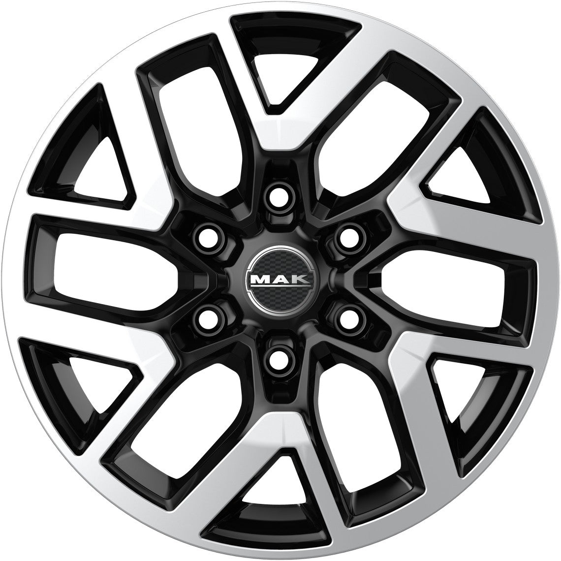 Mak Gravel black mirror Alufelge 8x18 Zoll ET30 LK 6x139.7 ML100.1 – Bild 2