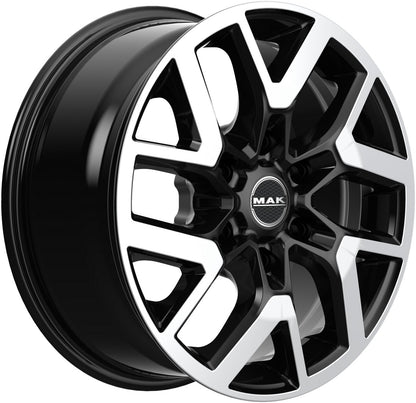 Mak Gravel black mirror Alufelge 8x18 Zoll ET30 LK 6x139.7 ML100.1 – Bild 3