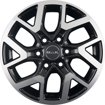 Mak Gravel black mirror Alufelge 8x18 Zoll ET53 LK 6x139.7 ML92.3 – Bild 4