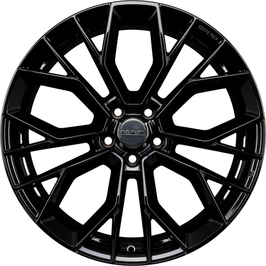 Mak Stilo Gloss Black Alufelge 8.5x20 Zoll ET30 LK 5x114.3 ML66.1