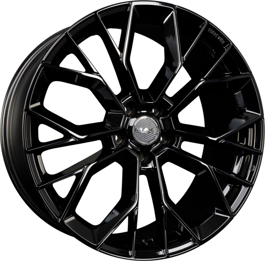 Mak Stilo Gloss Black Alufelge 8.5x20 Zoll ET30 LK 5x114.3 ML66.1 – Bild 2