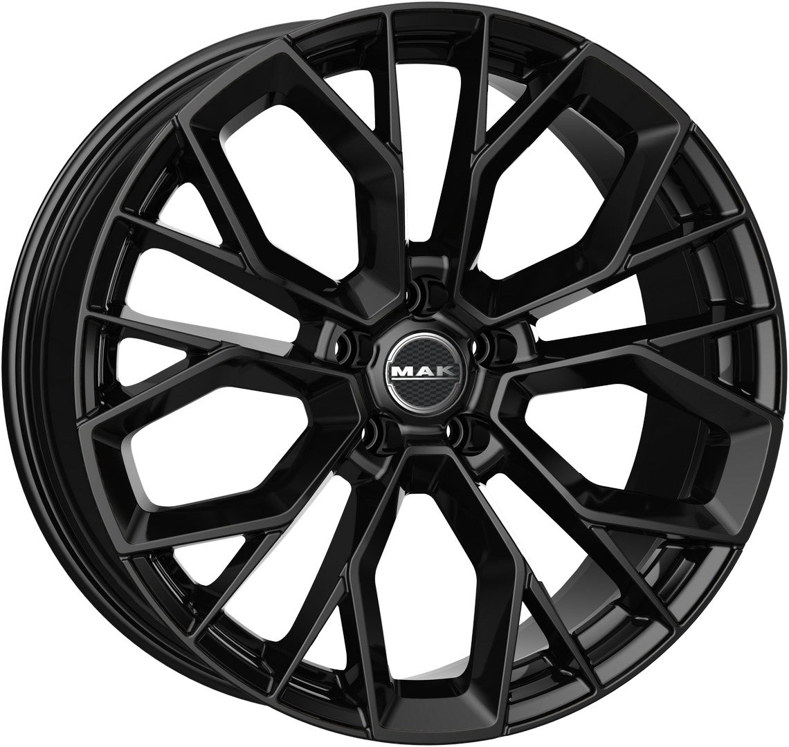 Mak Stilo-D gloss black Alufelge 9.5x20 Zoll ET22 LK 5x112 ML66.45
