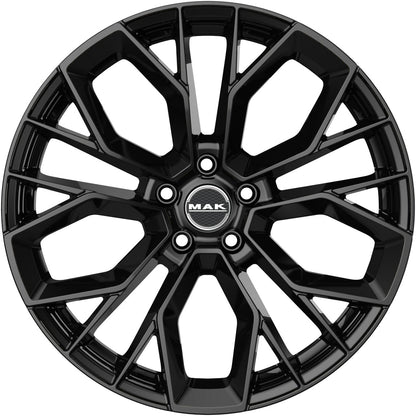 Mak Stilo-D gloss black Alufelge 9.5x20 Zoll ET22 LK 5x112 ML66.45 – Bild 2
