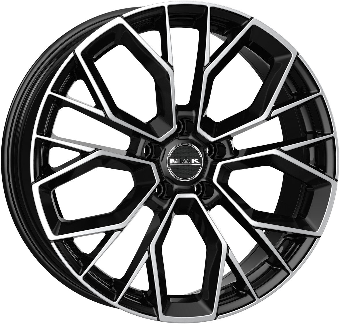 Mak Stilo black mirror Alufelge 7.5x18 Zoll ET39 LK 5x100 ML57.1
