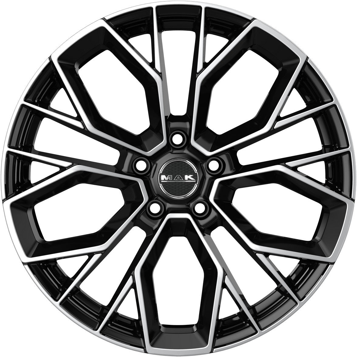 Mak Stilo black mirror Alufelge 7.5x18 Zoll ET39 LK 5x100 ML57.1 – Bild 2