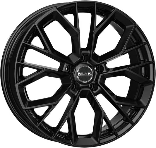 Mak Stilo gloss black Alufelge 7.5x18 Zoll ET38 LK 5x110 ML65.1
