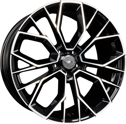 Mak Stilo Black Mirror Face Alufelge 8x18 Zoll ET39 LK 5x112 ML57.1 – Bild 2