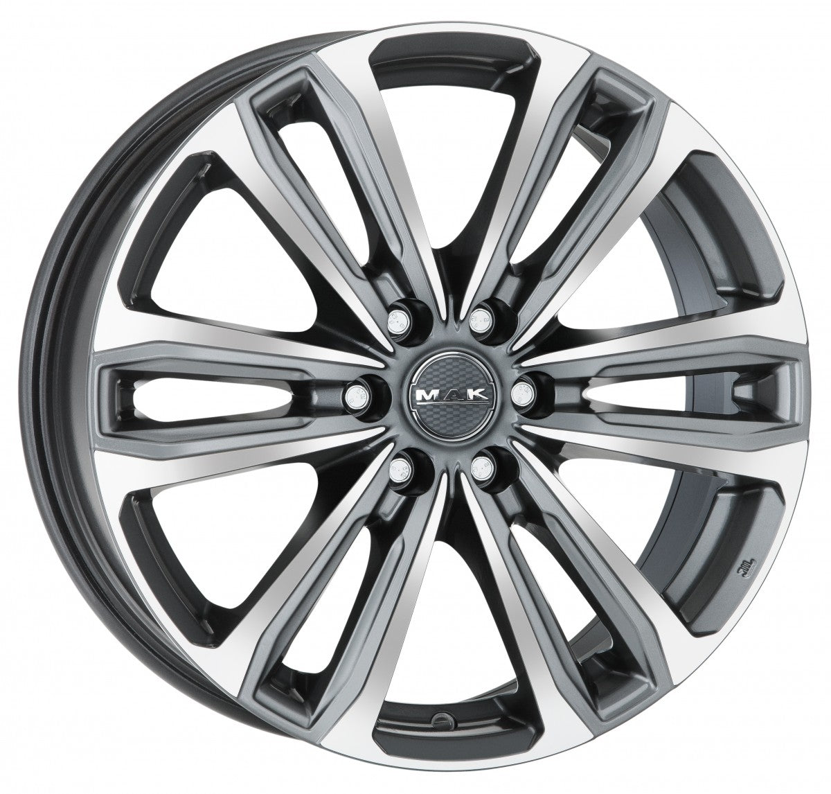 Mak Safari 6 gun metallic mirror Alufelge 8.5x20 Zoll ET25 LK 6x139.7 ML110.1