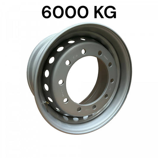 JMS Stahlfelge 11.75x22.5 Zoll 10/335/281 ET120 1Y16N4.00 26 MZ Silber