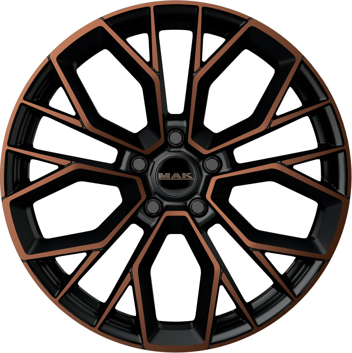 Mak Stilo black & bronze Alufelge 8.5x20 Zoll ET40 LK 5x114.3 ML76 – Bild 2