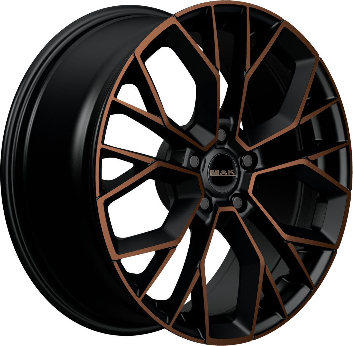 Mak Stilo black & bronze Alufelge 8.5x20 Zoll ET40 LK 5x114.3 ML76 – Bild 3