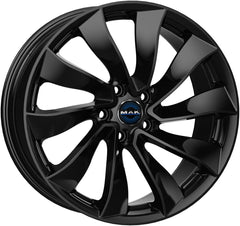 Mak Solar gloss black Alufelge 9.5x19 Zoll ET45 LK 5x114.3 ML64.1