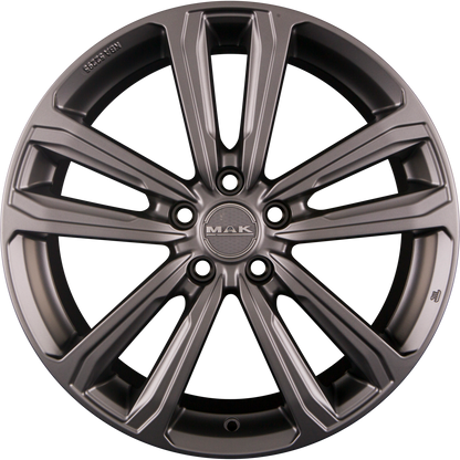 Mak Magma Matt Titan Alufelge 7x18 Zoll ET48.5 LK 5x114.3 ML67.1