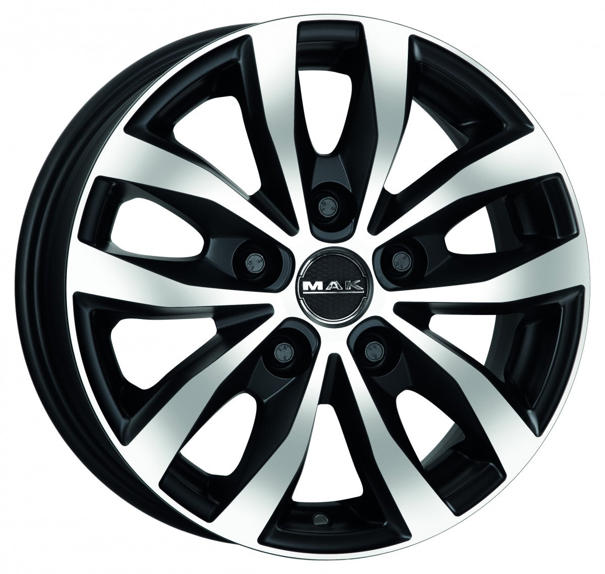 Mak Load 5 black mirror Alufelge 6.5x15 Zoll ET58 LK 5x160 ML65.1