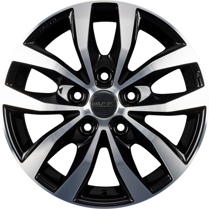 Mak Load 5 black mirror Alufelge 7x17 Zoll ET46 LK 5x108 ML65.1 – Bild 4