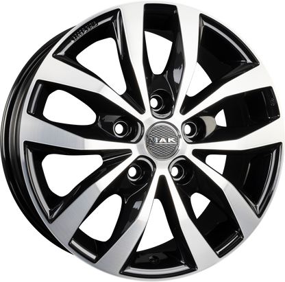 Mak Load 5 black mirror Alufelge 7x17 Zoll ET46 LK 5x108 ML65.1 – Bild 5