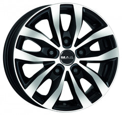Mak Load 5 black mirror Alufelge 7x17 Zoll ET68 LK 5x118 ML71.1