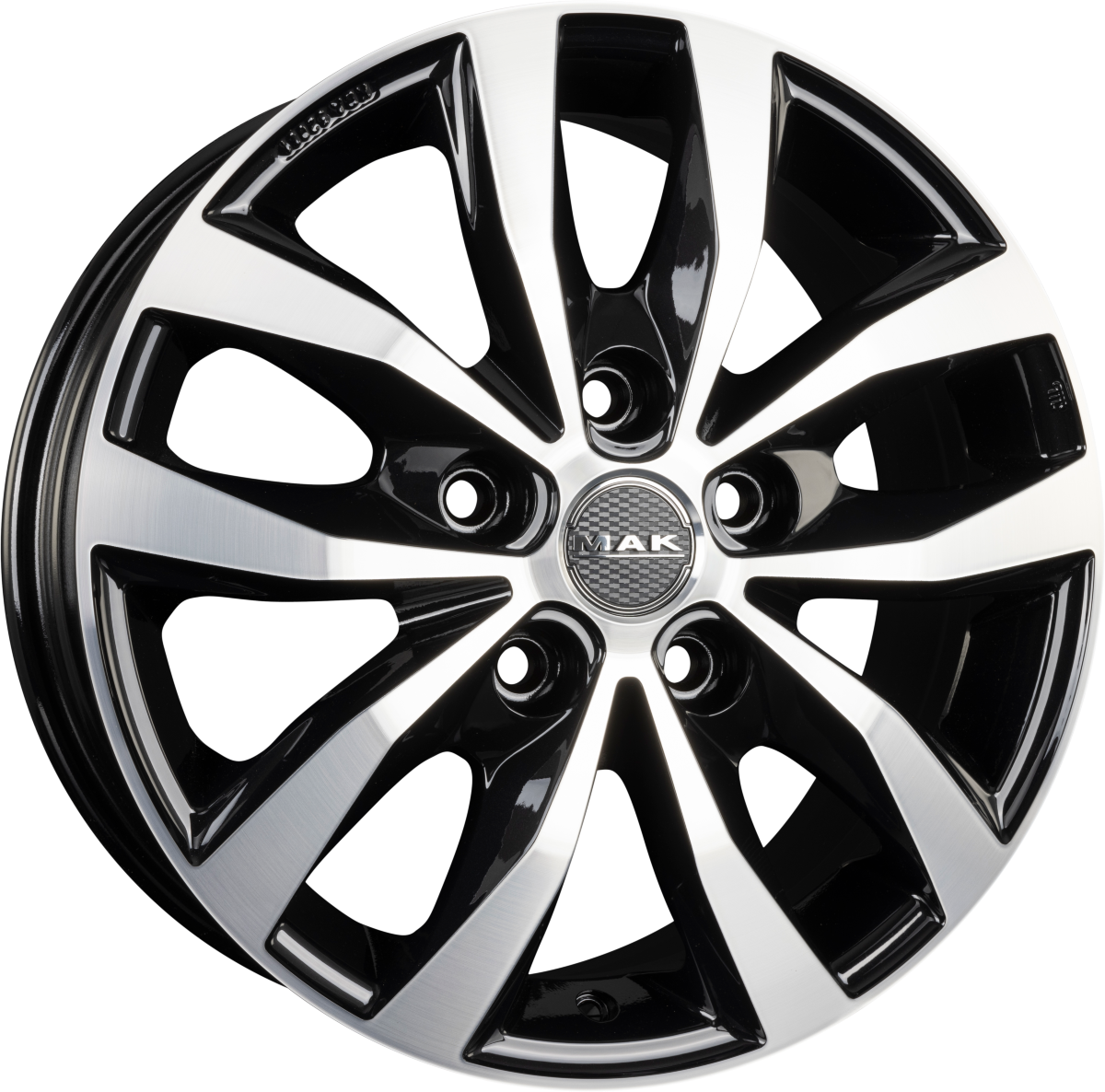Mak Load 5 black mirror Alufelge 7x17 Zoll ET68 LK 5x130 ML78.1 – Bild 5