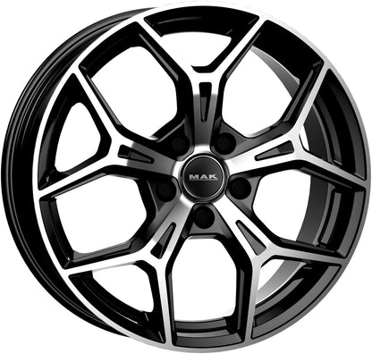 Mak Epica black mirror Alufelge 7x18 Zoll ET51 LK 5x100 ML54.1