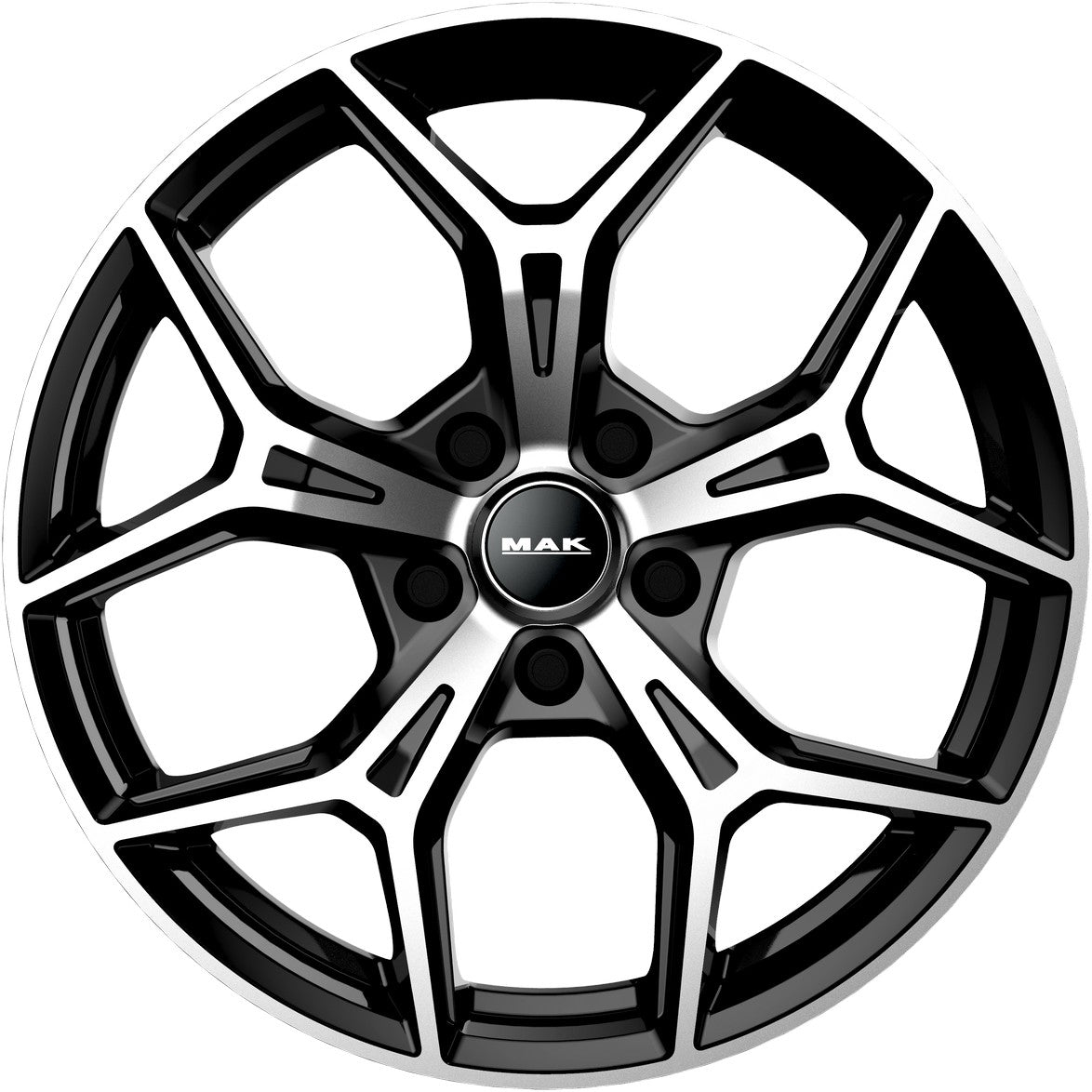 Mak Epica black mirror Alufelge 7x18 Zoll ET51 LK 5x100 ML54.1 – Bild 2