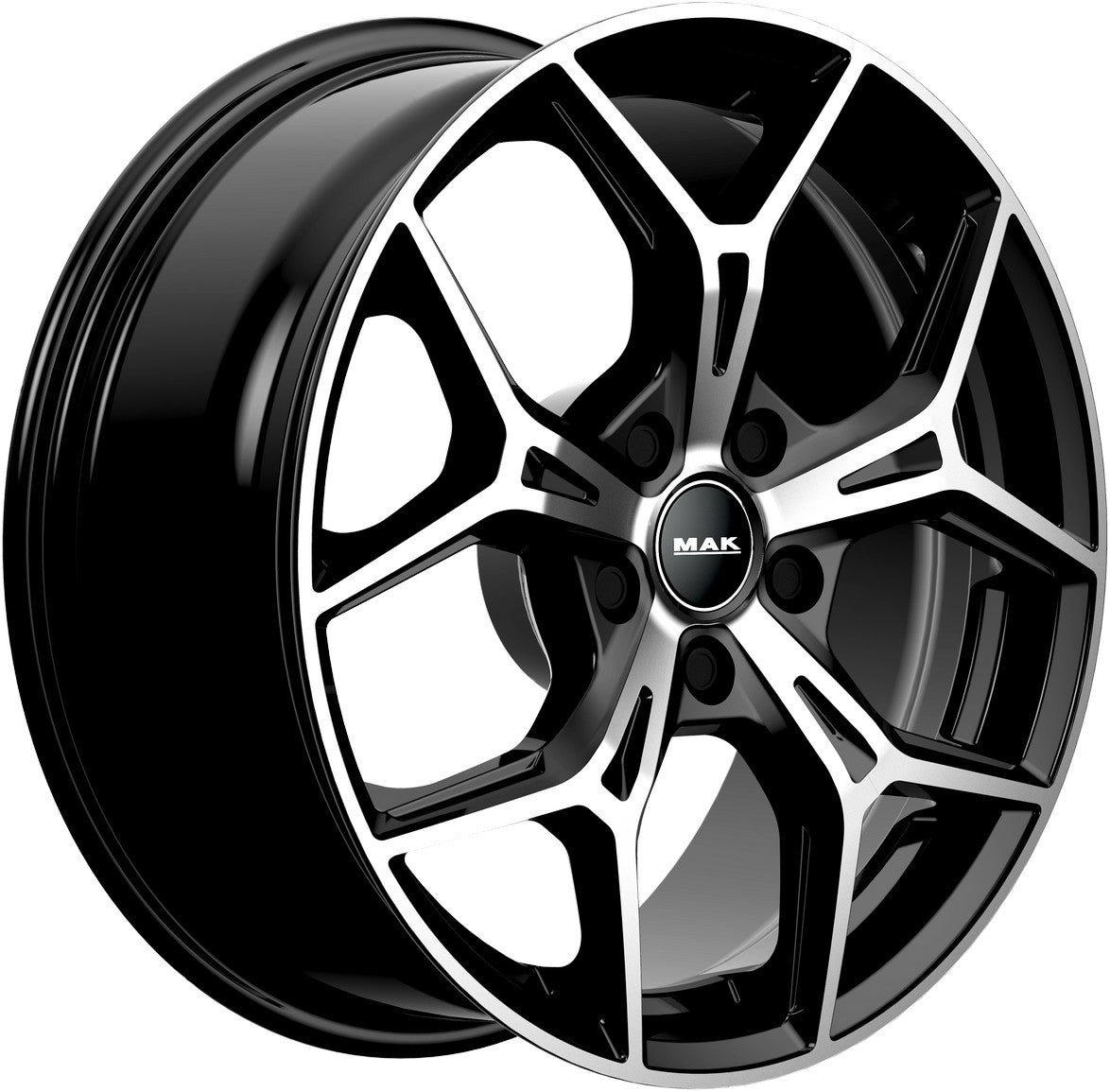 Mak Epica black mirror Alufelge 7x18 Zoll ET51 LK 5x100 ML54.1 – Bild 3