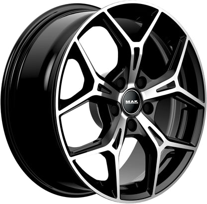 Mak Epica black mirror Alufelge 7x18 Zoll ET51 LK 5x100 ML54.1 – Bild 3
