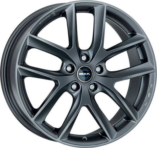 Mak Voltage gloss gun metallic Alufelge 8.5x18 Zoll ET38 LK 5x114.3 ML64.1