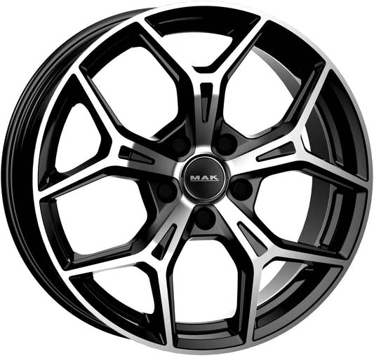Mak Epica black mirror Alufelge 7x17 Zoll ET42 LK 5x108 ML65.1