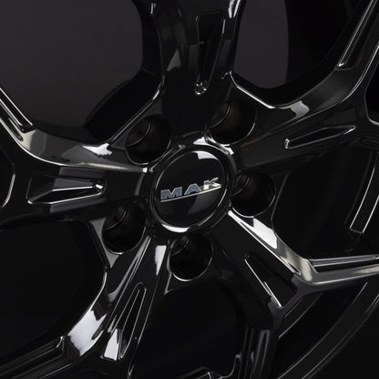 Mak Epica gloss black Alufelge 7x17 Zoll ET42 LK 5x108 ML65.1 – Bild 6
