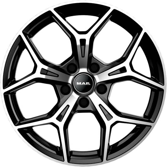 Mak Epica black mirror Alufelge 7.5x17 Zoll ET44 LK 5x108 ML65.1 – Bild 2