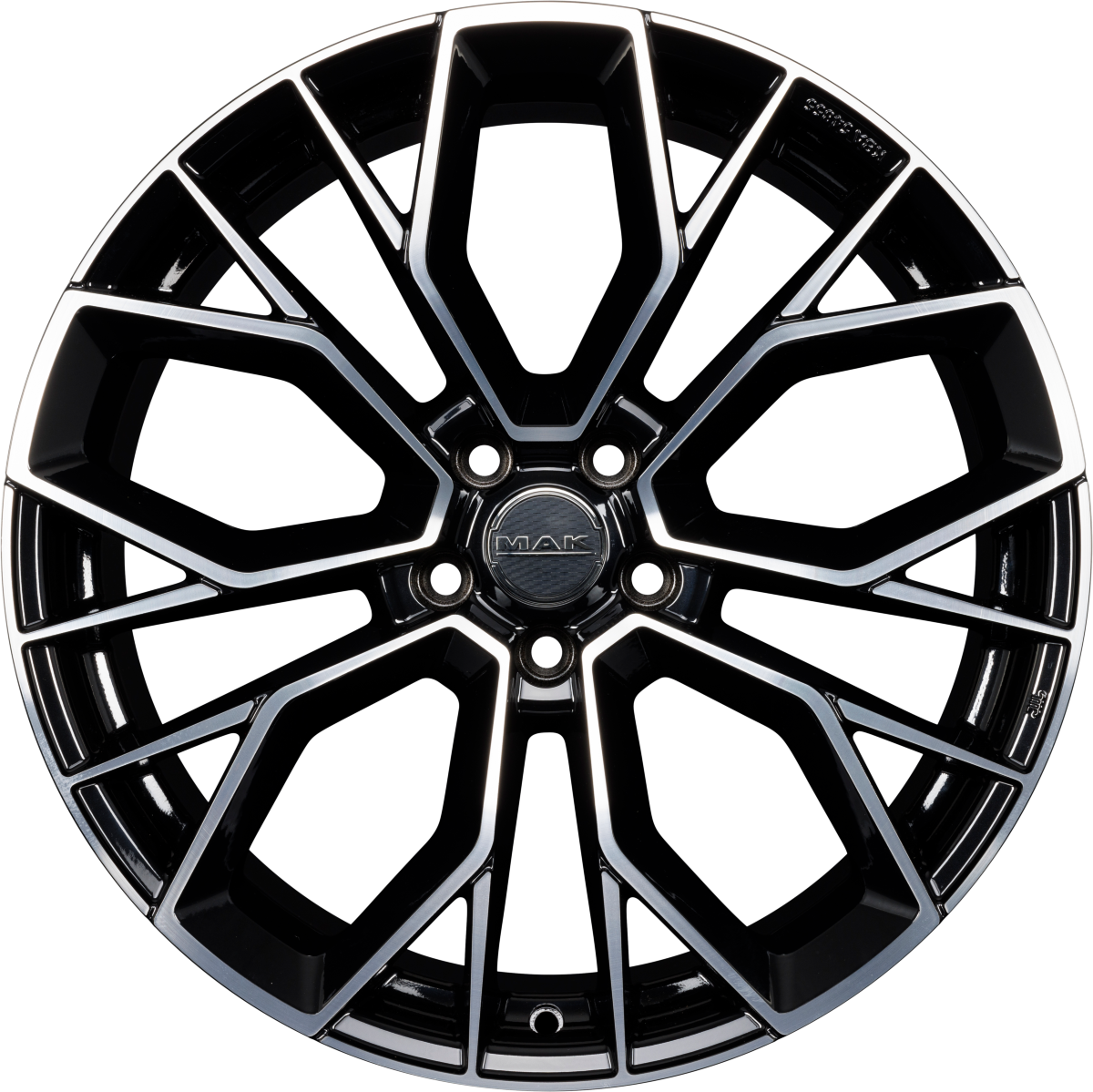 Mak Stilo Black Mirror Face Alufelge 8x20 Zoll ET45 LK 5x112 ML57.1