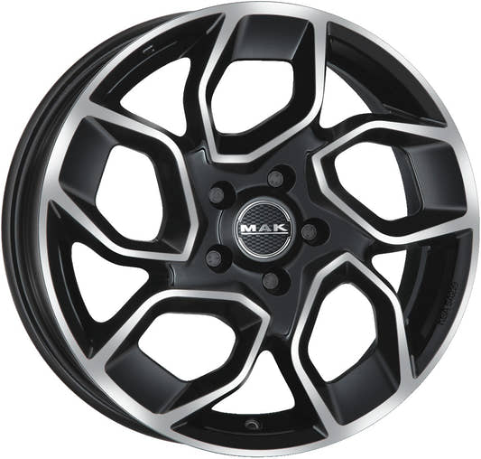 Mak Express black mirror Alufelge 7x17 Zoll ET51 LK 5x120 ML65.1