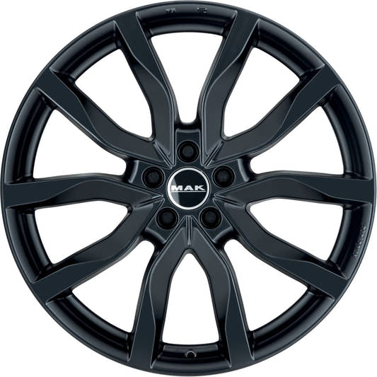 Mak Köln matt black Alufelge 9x19 Zoll ET58 LK 5x112 ML57.1 – Bild 2