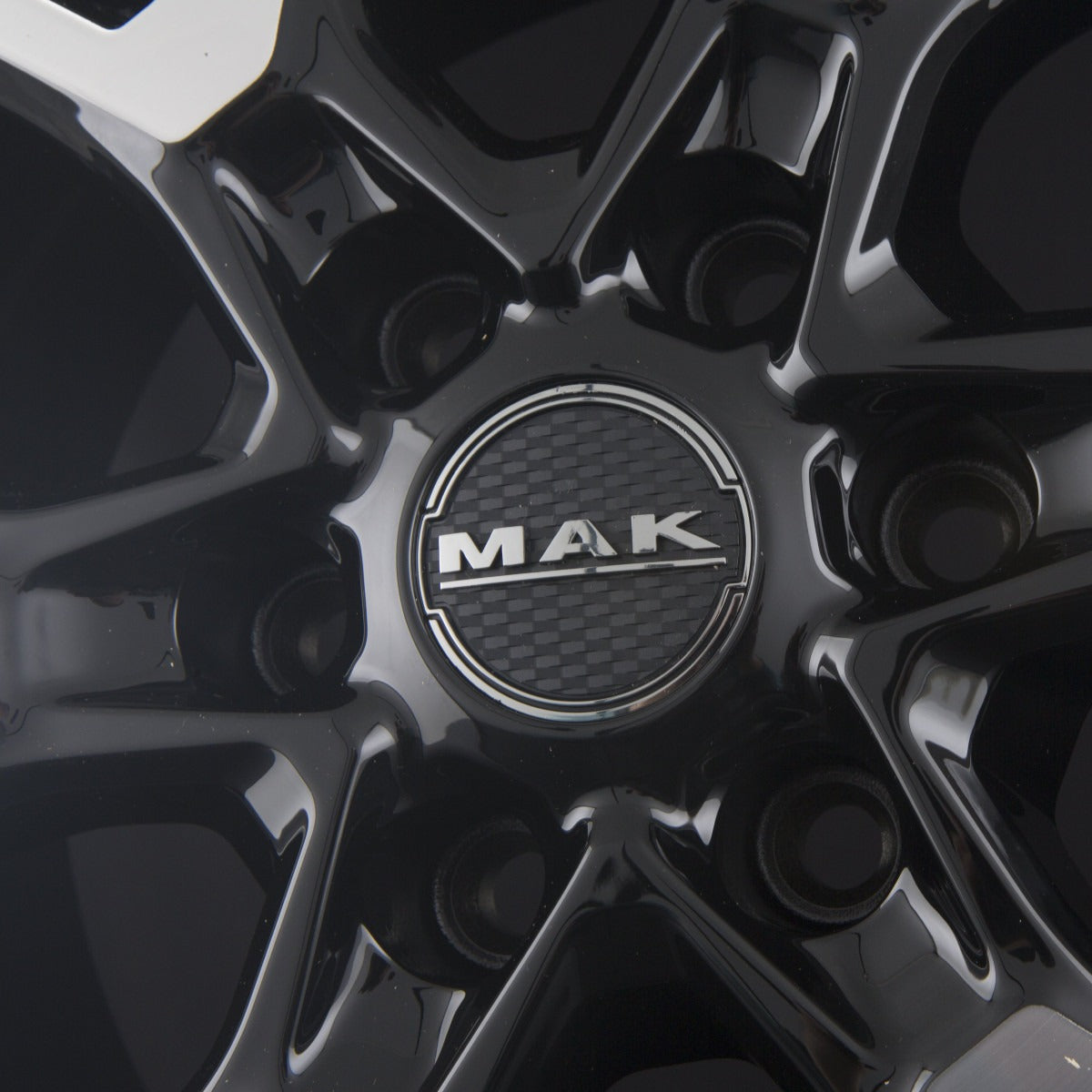 Mak Gravel Black Mirror Face Alufelge 7x17 Zoll ET50 LK 6x120 ML74.5 – Bild 4